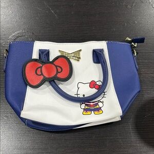 Hello Kitty Blue and White Handbag